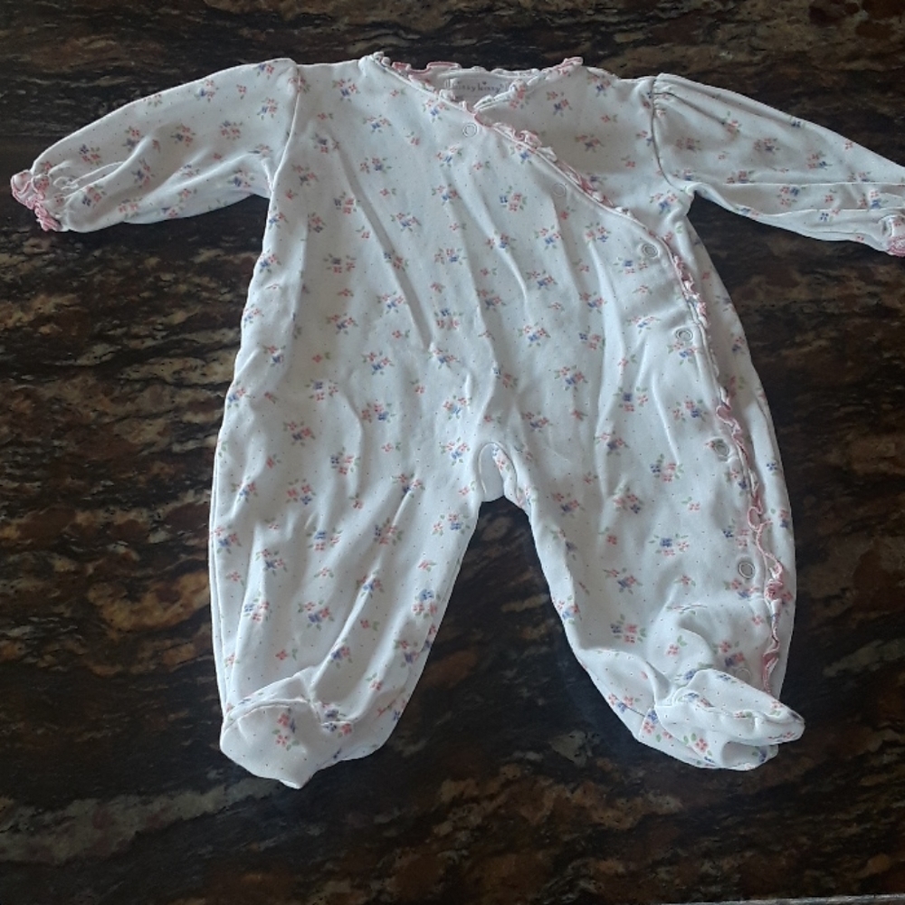 Baby Girls one piece footed outfit